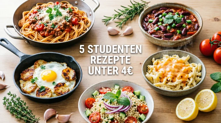 Studenten Rezepte günstig: Die 5 besten & einfachsten Gerichte