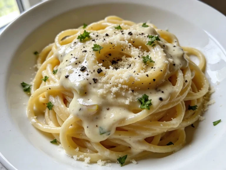 Cremige Knoblauch Pasta – das Rezept, das ich immer wieder koche, wenn der Tag mich zermürbt hat