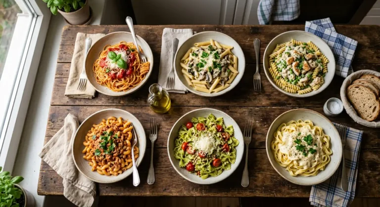 Schnelle Pasta Rezepte unter 30 Minuten – 6 günstige Ideen für jeden Tag
