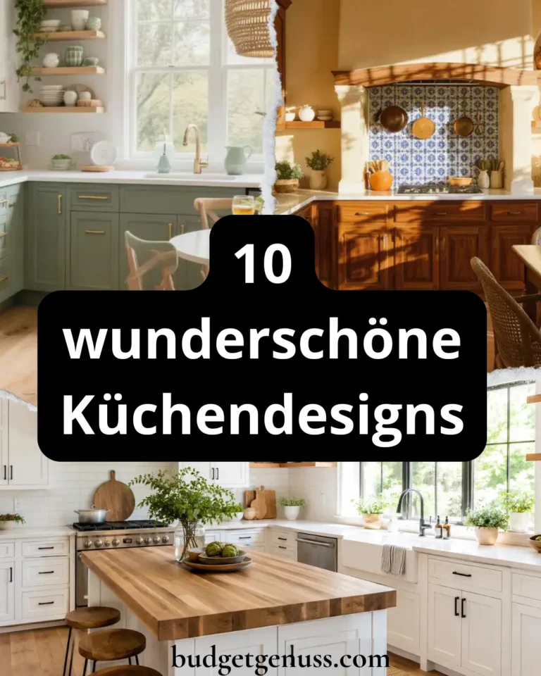 10 wunderschöne Küchendesigns, die Lust aufs Kochen wecken