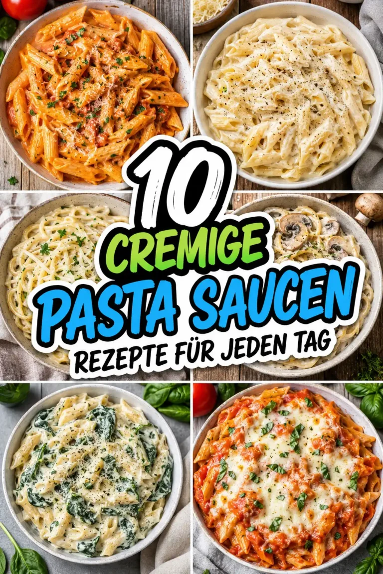 10 cremige Pasta Saucen Rezepte für jeden Tag – Übersicht